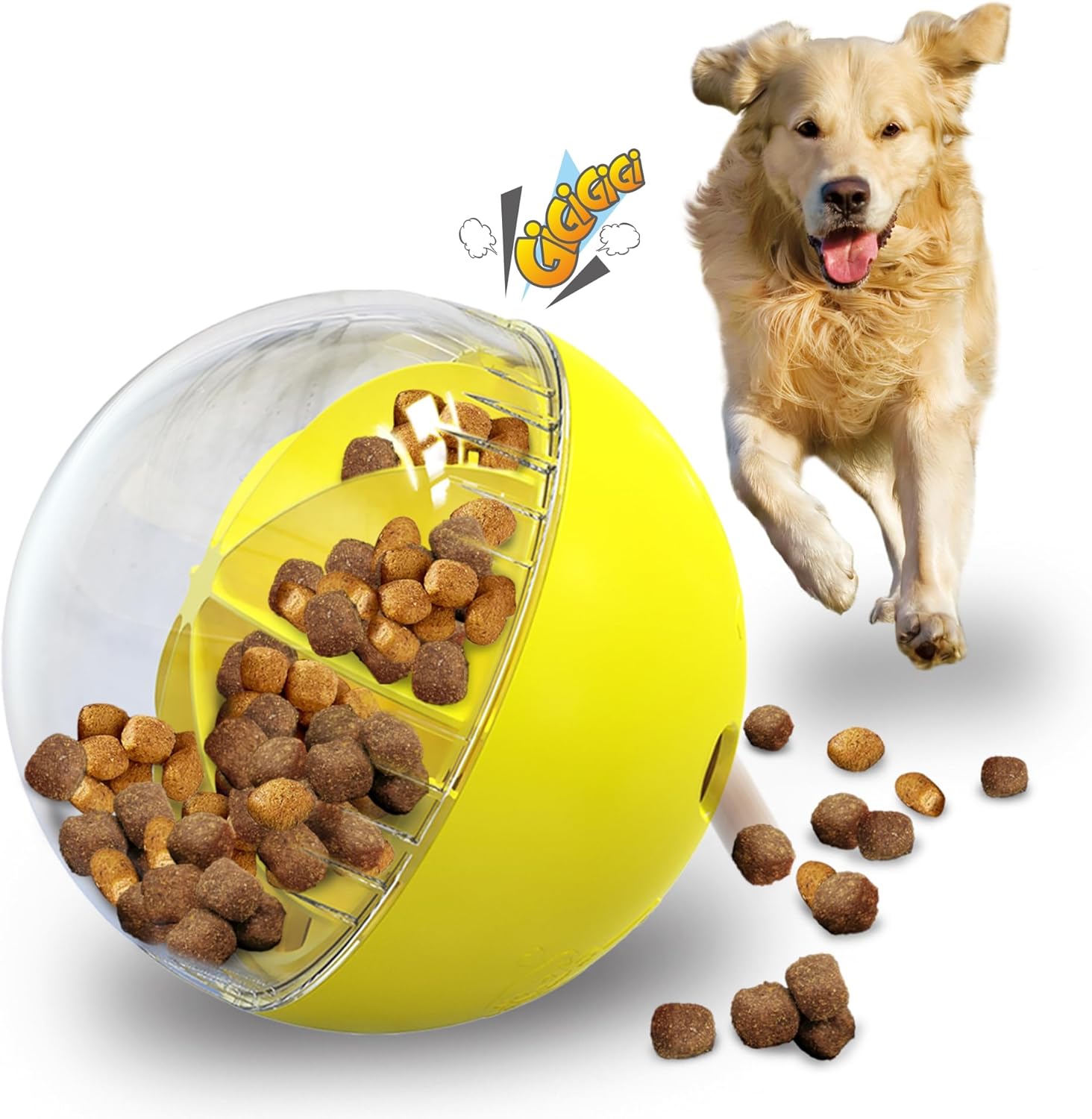 Dog Treat Toy - Interactive Dog Toys for Boredom and Stimulating, Food Enrichment Toys for Dogs Mental Stimulation (Busy)