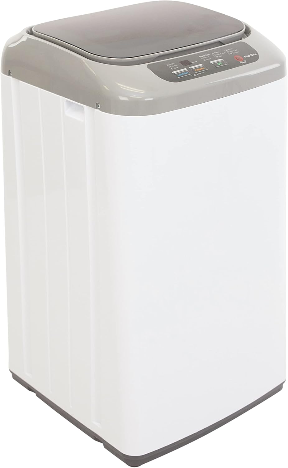 เครื่องซักผ้าแบบพกพาขนาดเล็ก MCLW84WI สำหรับซักผ้า/รีดผ้าพร้อมโปรแกรมอัตโนมัติ 8 โปรแกรมและหัวต่ออ่างล้างจาน/ก๊อกน้ำมาตรฐานสำหรับอพาร์ตเมนต์ หอพัก รถบ้าน สีขาว