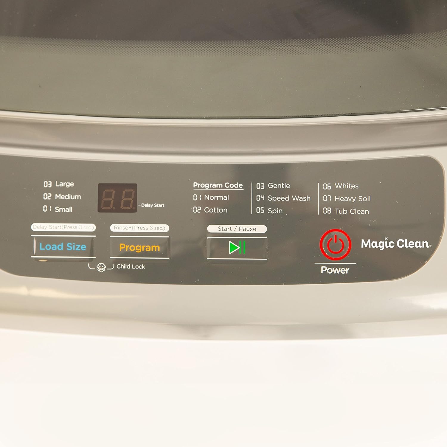 MCLW84WI Portable Compact Washing Machine for Clothes/Laundry with 8 Automatic Cycles and Standard Sink/Faucet Attachment for Apartment, Dorm, RV, White · v5