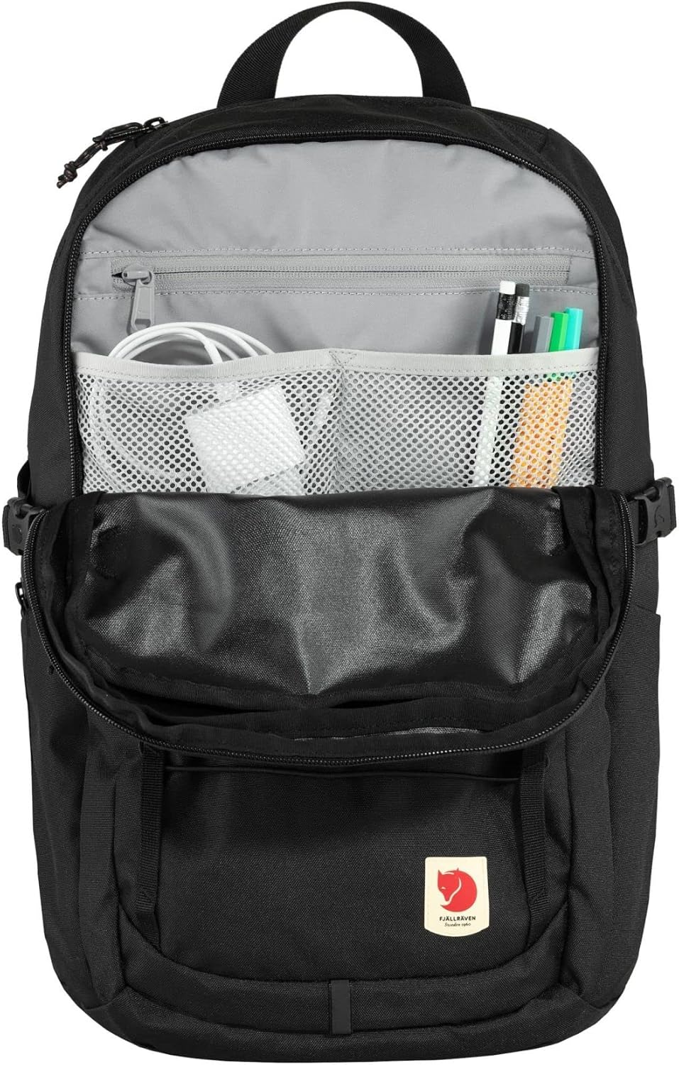 Fjallraven Skule 28 Damenrucksack, Schwarz, Einheitsgröße