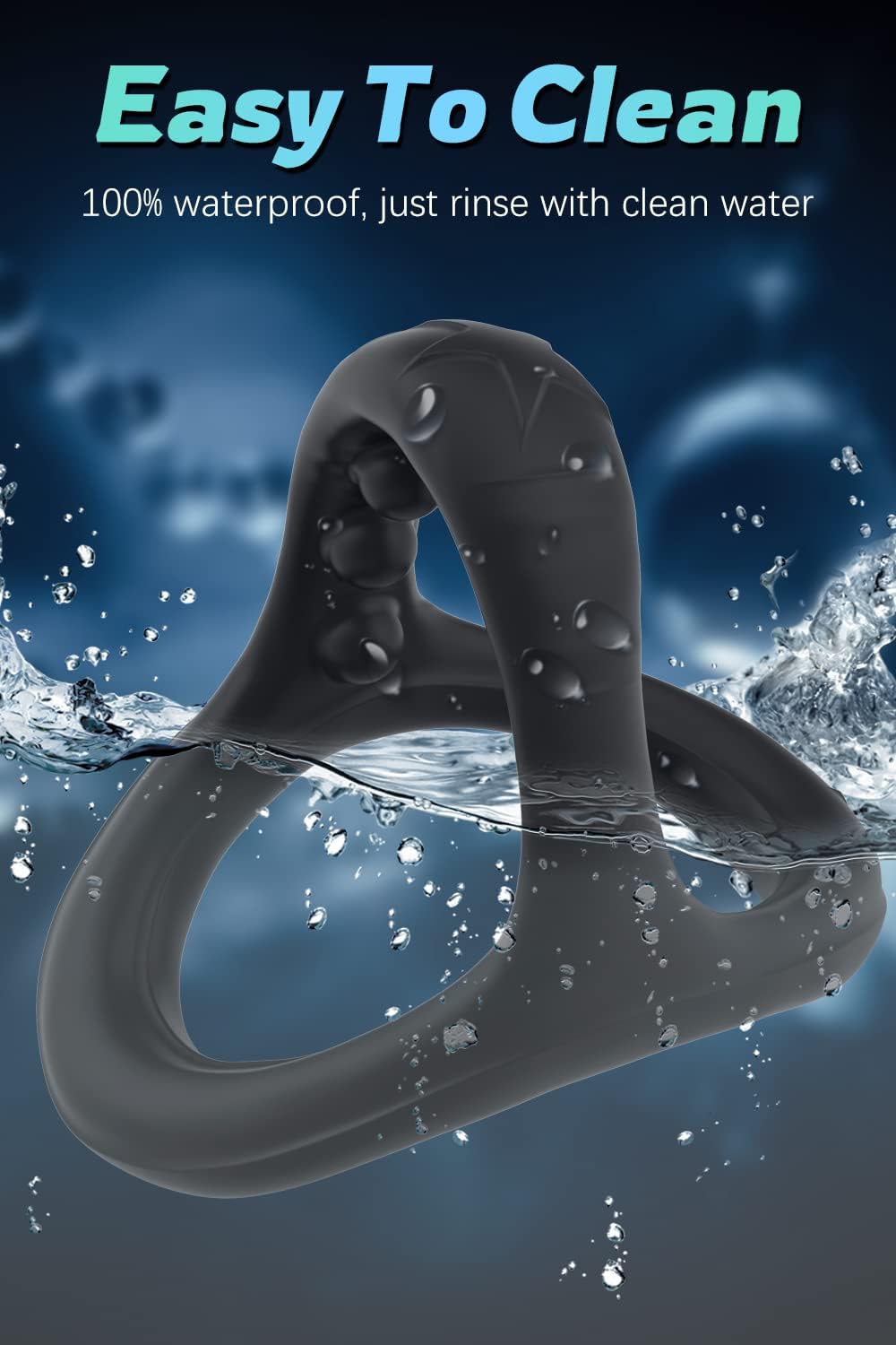 Silicone Cock/Penis Rings Set with 7 Different Sizes for Erection Enhancing, Long Lasting Stronger Strechy Adult Sex Toys for Men or Couple · v5