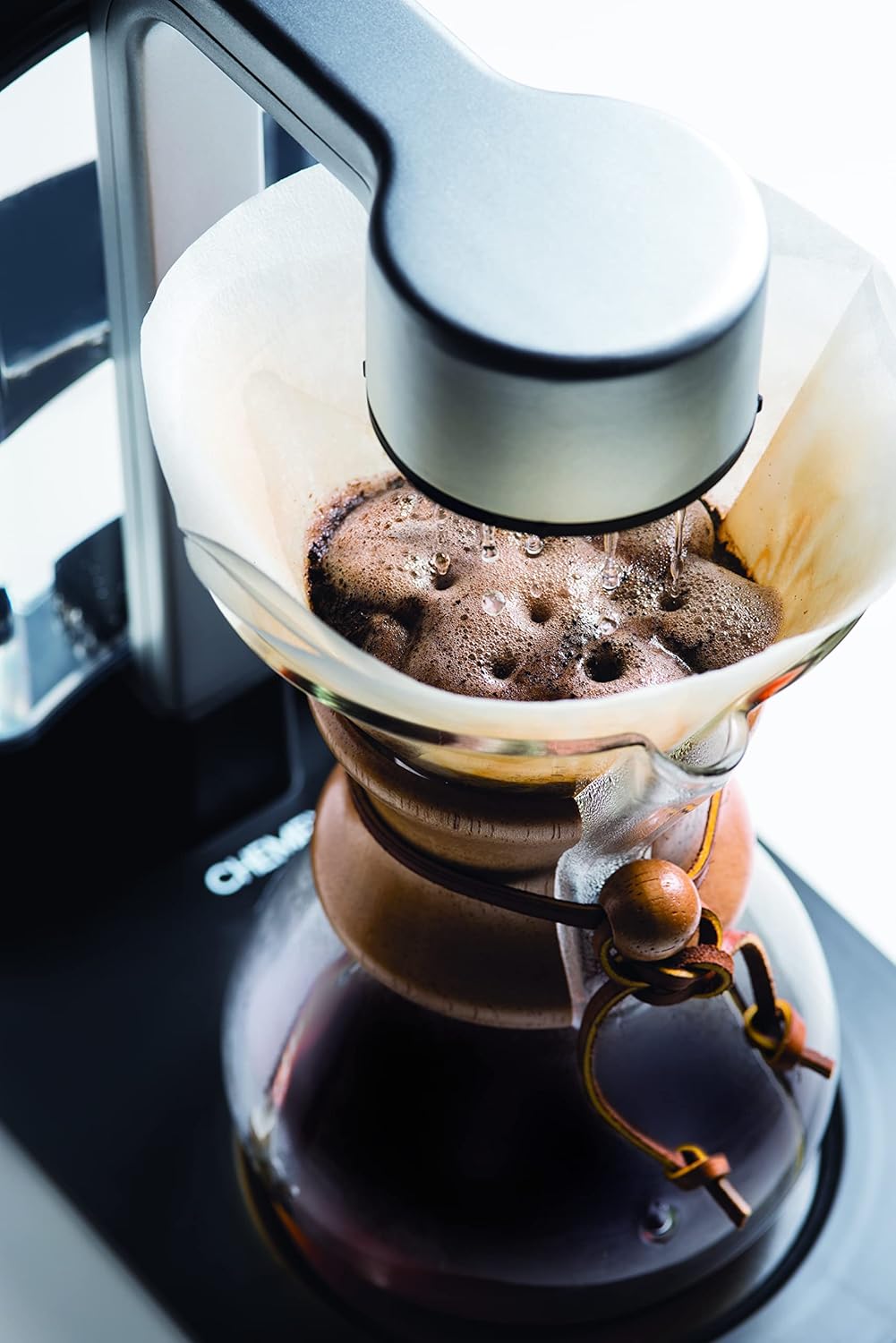 ชุดเครื่องชงกาแฟ Chemex Ottomatic ความจุ 40 ออนซ์ พร้อมเครื่องชงกาแฟ 6 ถ้วย