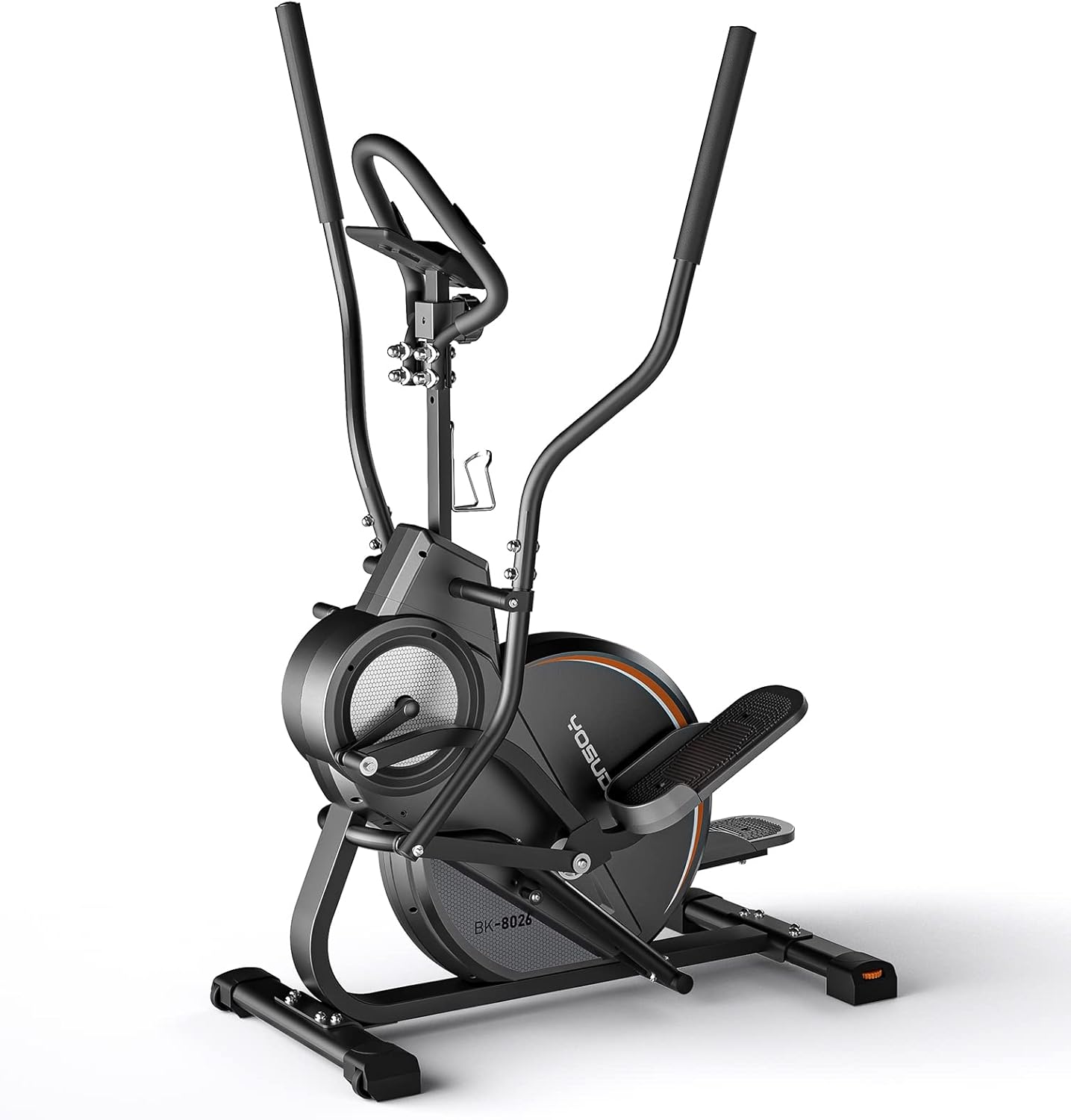 YOSUDA Pro Cardio Climber Stepping Elliptical Machine, 3-in-1 Elliptical Machine Stair Stepper Trainer, Total Body Fitness Cross Trainer with Quiet Magnetic Driving System, 16 Resistance · v3