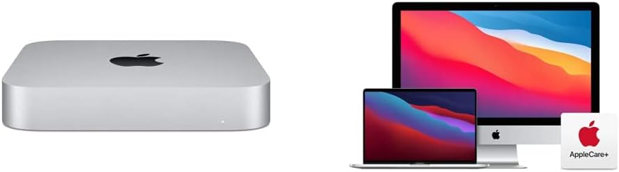 2020 Apple Mac Mini with Apple M1 Chip (8GB RAM, 256GB SSD Storage) AppleCare  for Mac Mini (3 Years)