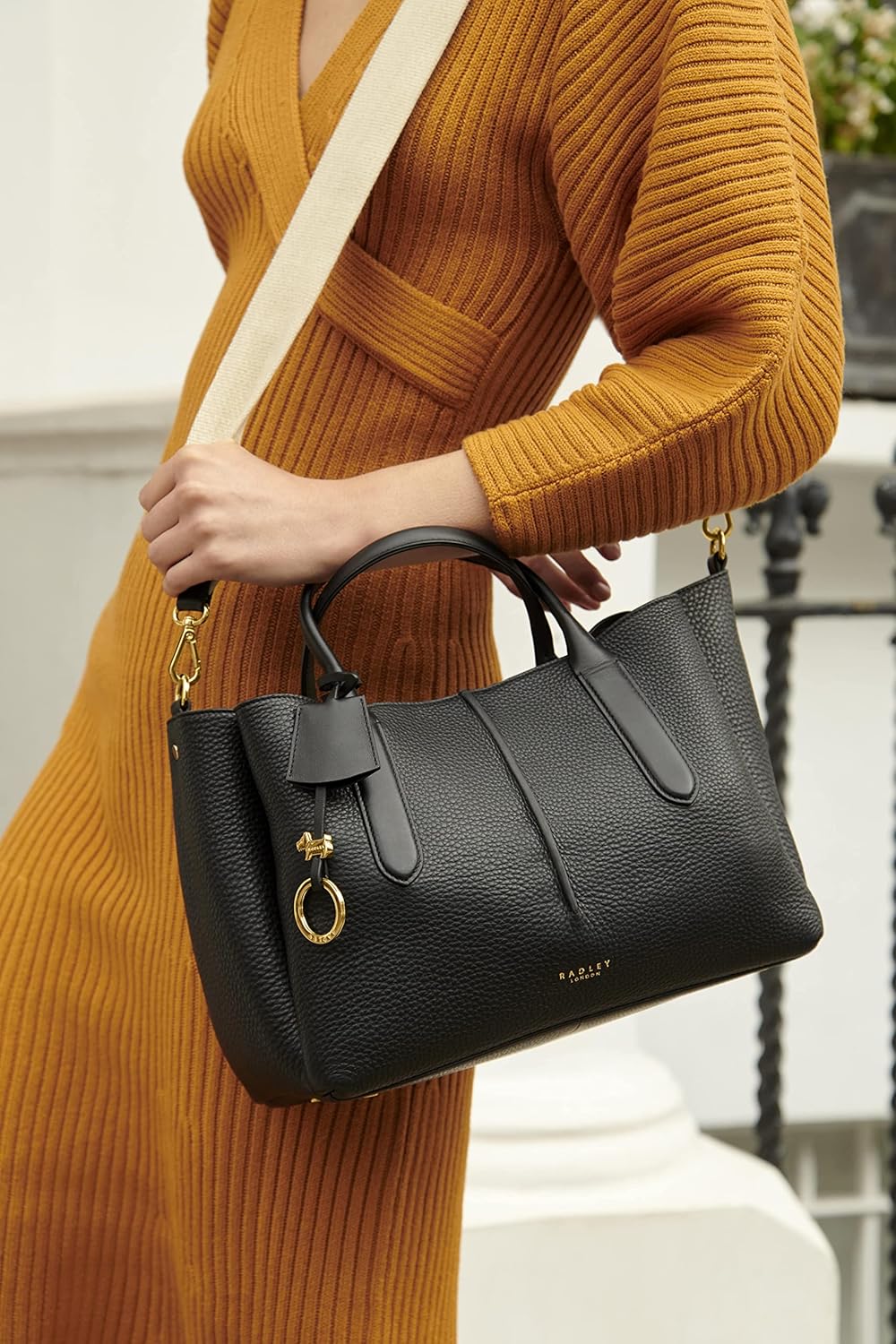 RADLEY London Hillgate Place middelgrote boekentas voor dames - leren schoudertas, ideale middelgrote portemonnee
