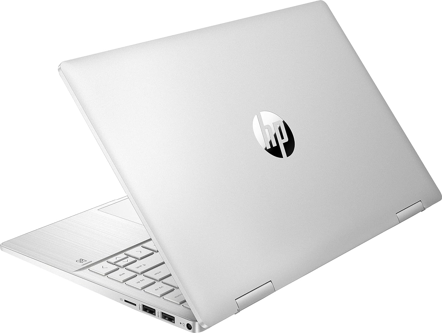 2022 HP Pavilion x360 2-in-1 14インチ タッチスクリーン ノートパソコン、第12世代 Intel 10コア i5-1235U、Iris Xe グラフィックス、8GB DDR4 RAM、512GB PCIE SSD、指紋認証、バックライト付きキーボード、スタイラスペン、Win 11 Home、シルバー