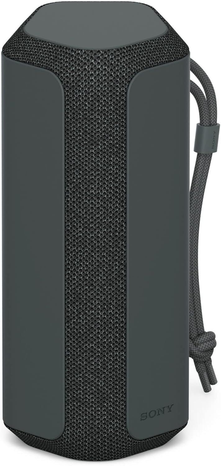 Sony SRS-XE200 X-serie draadloze ultradraagbare Bluetooth-luidspreker (zwart) met harde reis- en opbergkoffer (2 stuks)