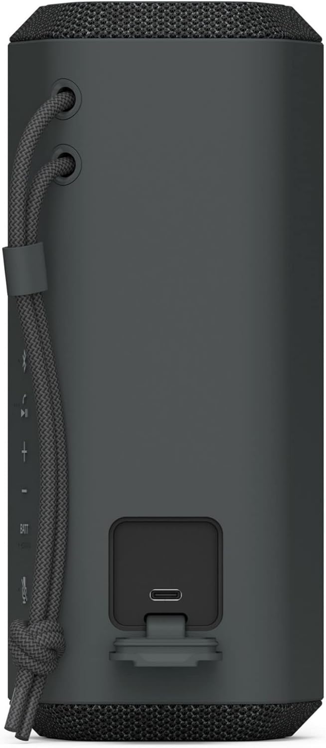Sony SRS-XE200 X-serie draadloze ultradraagbare Bluetooth-luidspreker (zwart) met harde reis- en opbergkoffer (2 stuks)