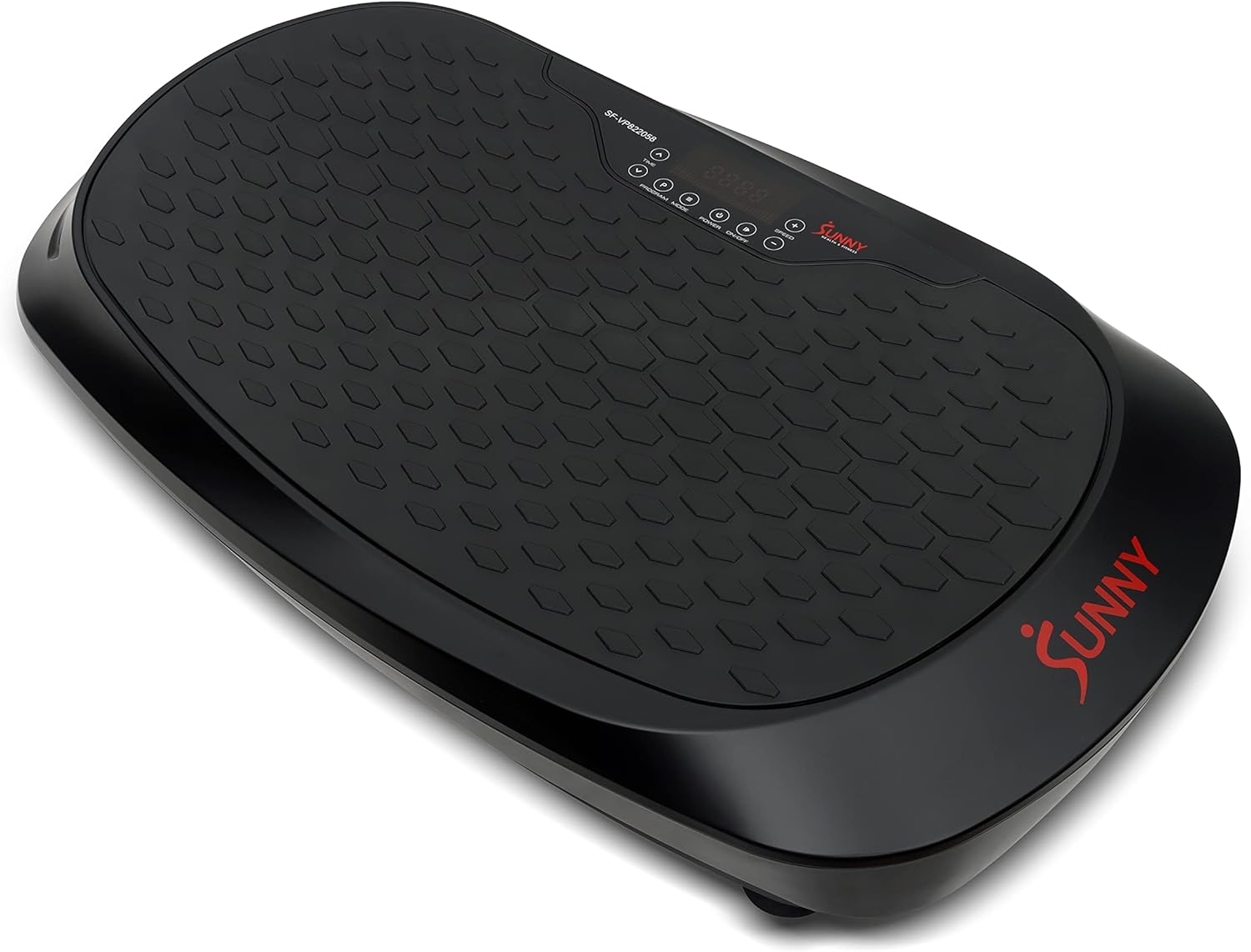 Sunny Health  Fitness Vibration Plate Exercise Machine, Full Body Vibrate Platform for Lymphatic Drainage with Multiple Speeds and Modes, Vibrating Plate Machine for Tension Relief amp; Weight Loss