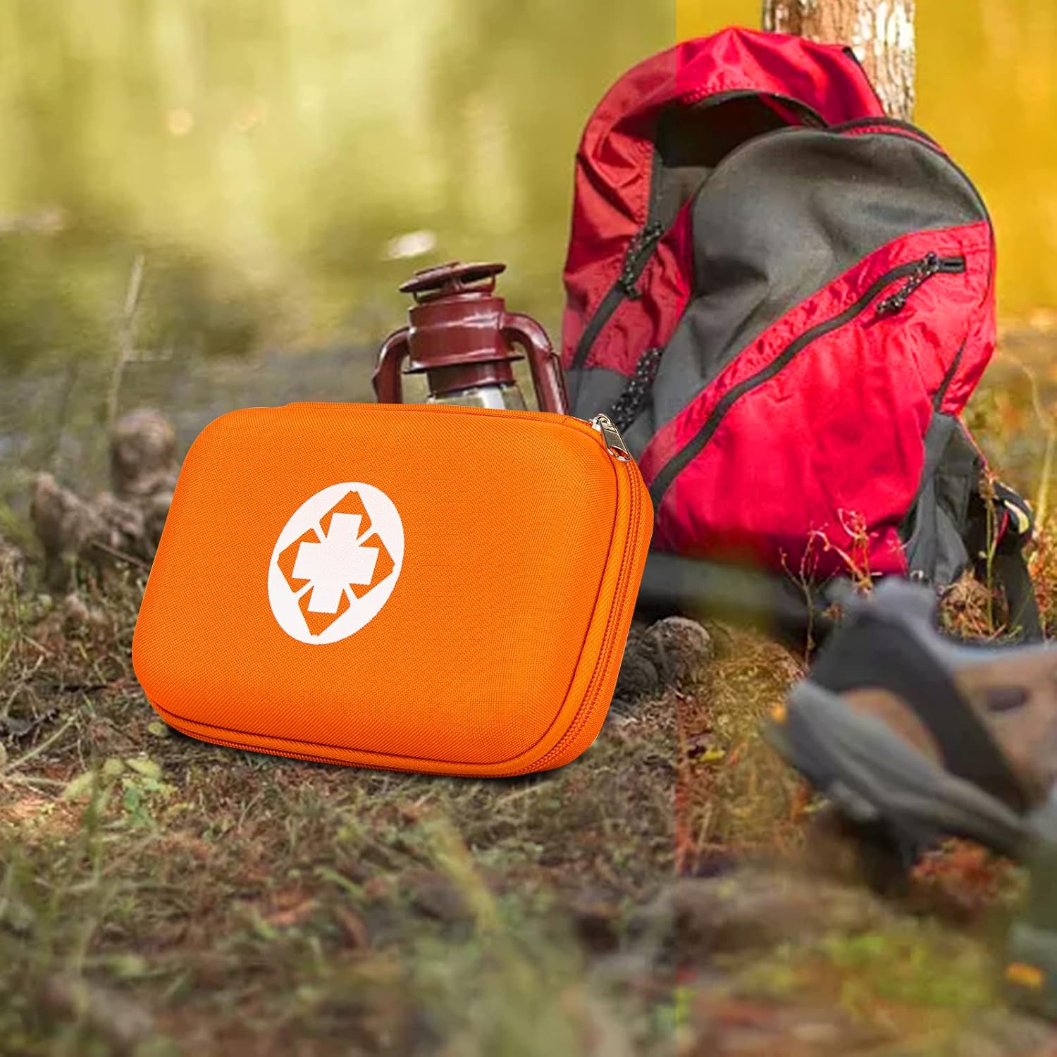 Car-Home Survival First-Aid Kit Emergency-Kit - Orange 273Piece Equipment Travel Supplies First Aid Set Home Essentials Camping Hiking YIDERBO · v2