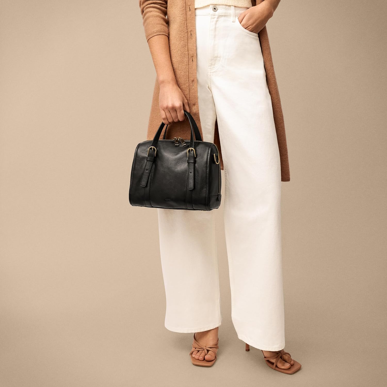Fossil Carlie Satchel Handbag · v2