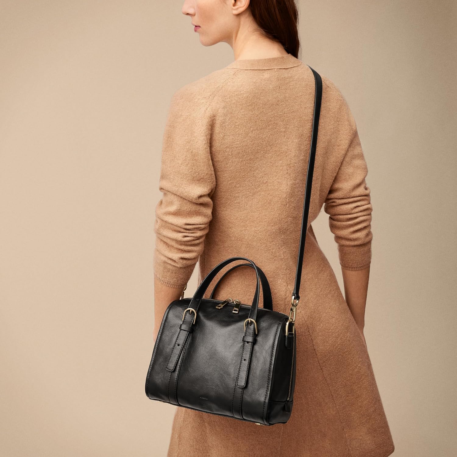 Fossil Carlie Satchel Handbag · v2