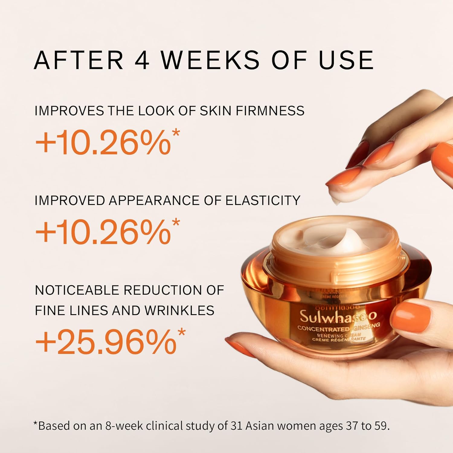 Sulwhasoo Concentrated Ginseng Renewing Cream - Korean Anti-Aging Skincare, Improves the Look of Wrinkles and Firmness, Ginseng, Peptides, and Squalane, Firming Cream · v9