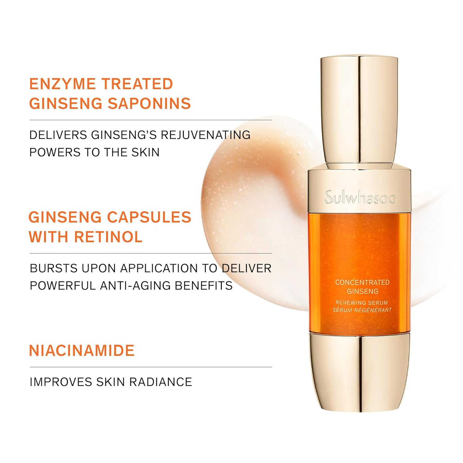 Sulwhasoo Concentrated Ginseng Renewing Cream - Korean Anti-Aging Skincare, Improves the Look of Wrinkles and Firmness, Ginseng, Peptides, and Squalane, Firming Cream · v9