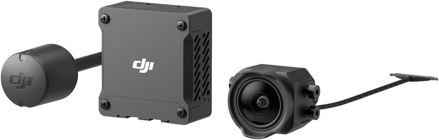 Unit Udara DJI O3 untuk Drone FPV, Sistem Transmisi Digital, Jangkauan Maksimum 10 km, Transmisi Video H.265 1080p/100fps