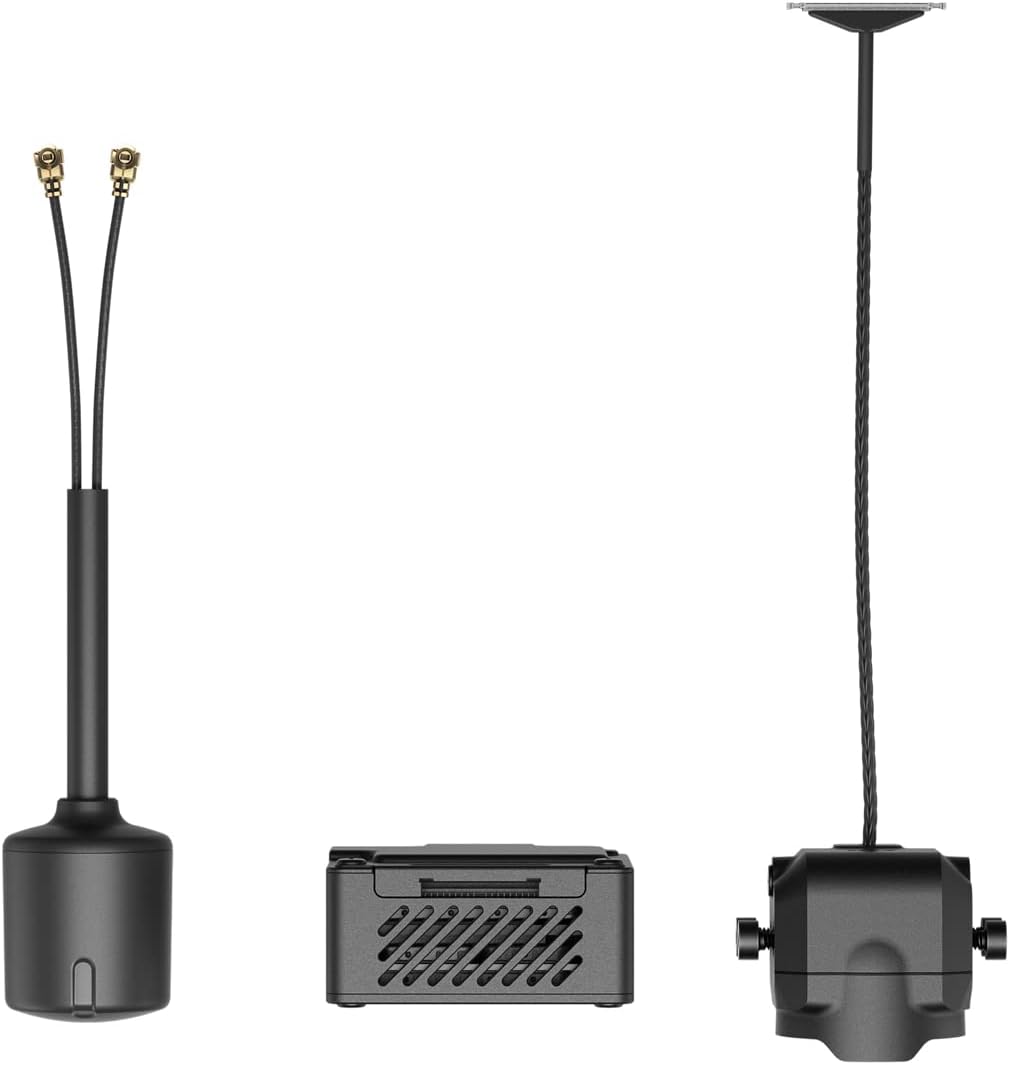 Unit Udara DJI O3 untuk Drone FPV, Sistem Transmisi Digital, Jangkauan Maksimum 10 km, Transmisi Video H.265 1080p/100fps