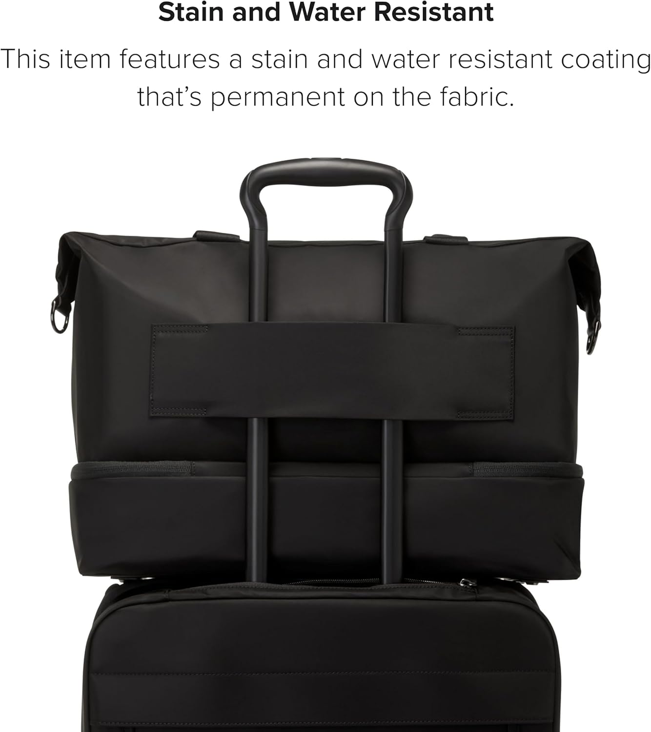 TUMI - Voyageur Contine Weekender - Travel Weekend Bag for Women - Holds Up to 14 Laptop - Multiple Compartment  Pockets - Black amp; Gunmetal Hardware · v2