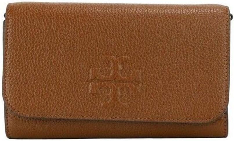 Tory Burch Womens Thea Flat Wallet Crossbody (Moose) · v3