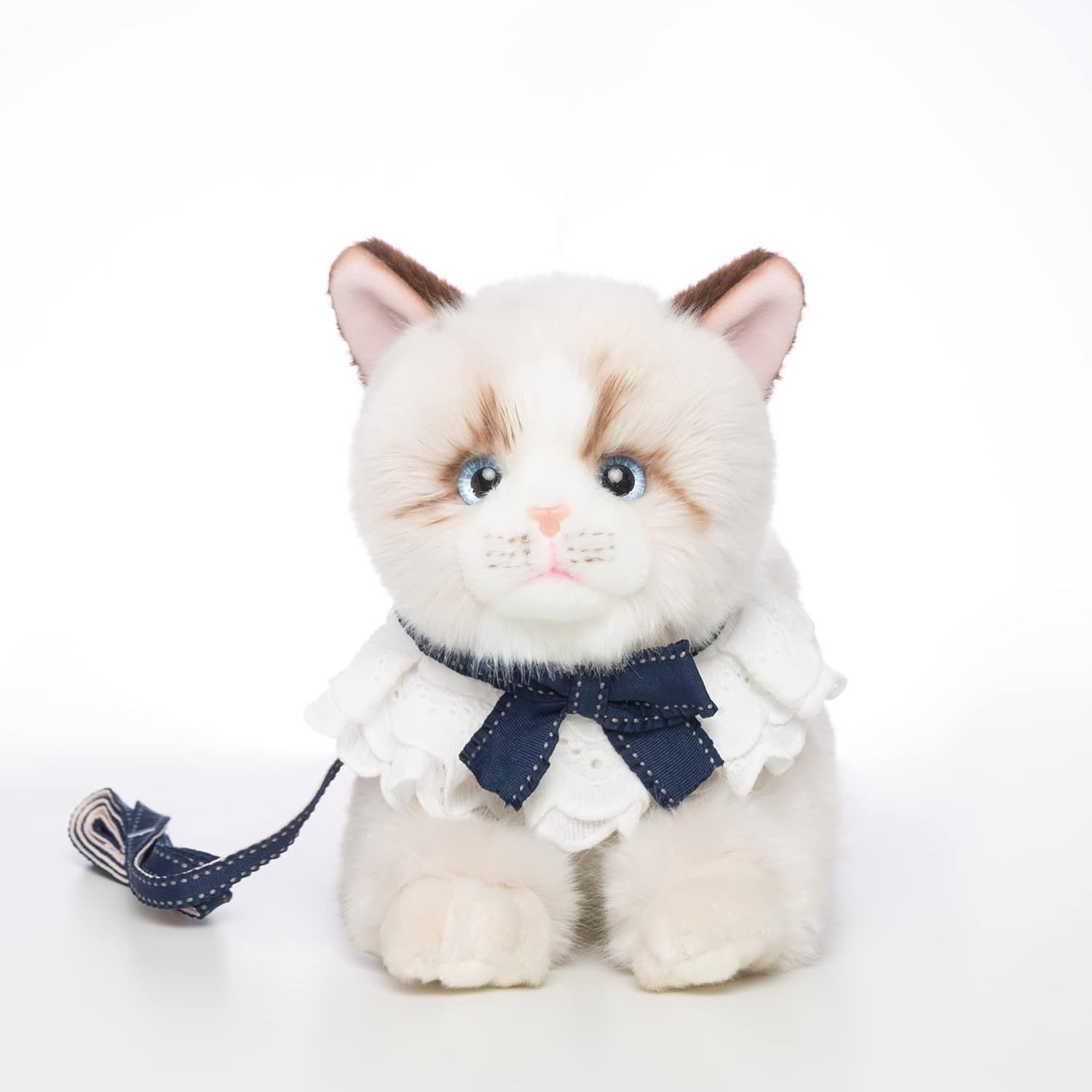 Cu-Mate, bambole di peluche Ragdoll grigie da 20 pollici, simpatico peluche fatto a mano con gatto Ann Baker, regalo di compleanno per ragazzi e ragazze