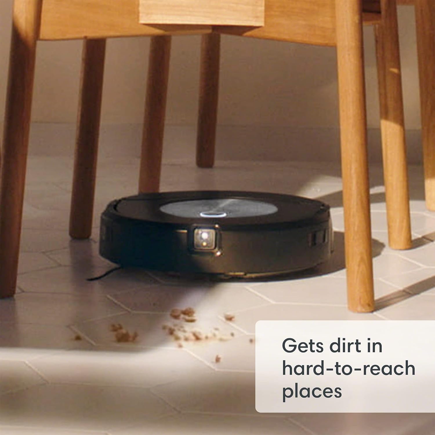 iRobot Roomba Combo j7 Saugroboter, selbstentleernder Wischmopp — Saugt und wischt automatisch, vollständig ausziehbares Wischpad, identifiziert Verstärker; vermeidet Hindernisse, Smart Mapping, Alexa, ideal für Haustiere