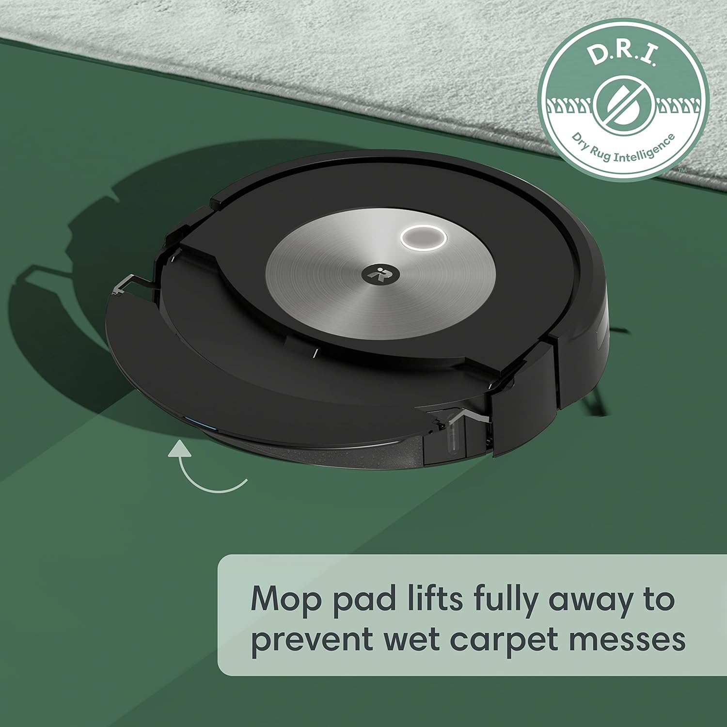 iRobot Roomba Combo j7 Saugroboter, selbstentleernder Wischmopp — Saugt und wischt automatisch, vollständig ausziehbares Wischpad, identifiziert Verstärker; vermeidet Hindernisse, Smart Mapping, Alexa, ideal für Haustiere