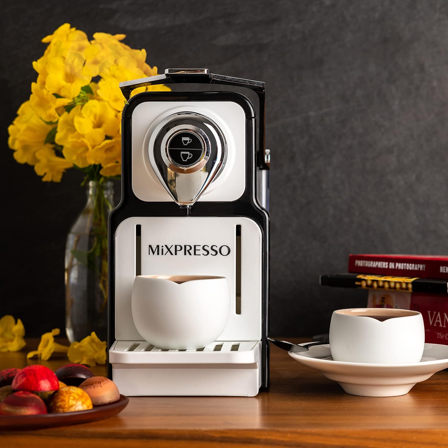 Mixpresso Espresso Machine for Nespresso Compatible Capsule, Single Serve Coffee Maker Programmable for Espresso Pods, Premium Italian 19 Bar High Pressure Pump 23oz 1400w Black Coffee Maker · v9