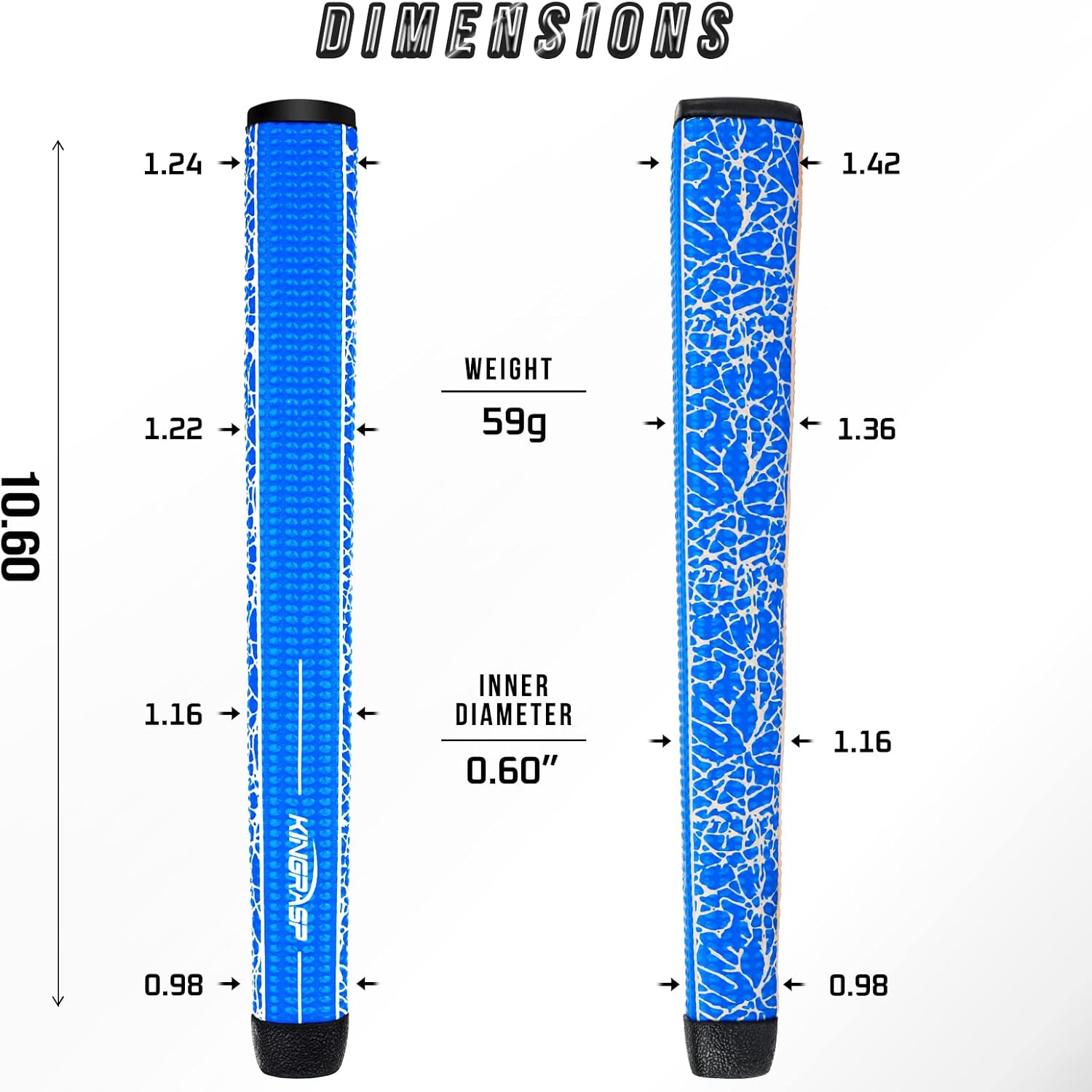 Golf Ultra-lightputter Grip | Gun-Shaped Putter Grip Gun-Shaped Non-Slip Grip,Lightweight and Comfortable Golf Grips 6 Colors to Choose from · v3