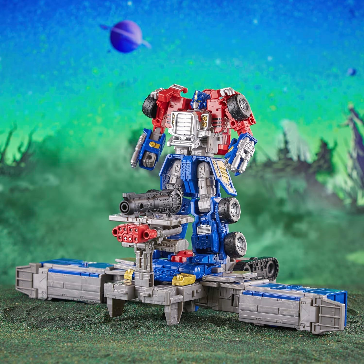 Giocattolo Transformers Toys Legacy Evolution Commander Armada Universe Optimus Prime, 7,5 pollici, action figure per ragazzi e ragazze dagli 8 anni in su