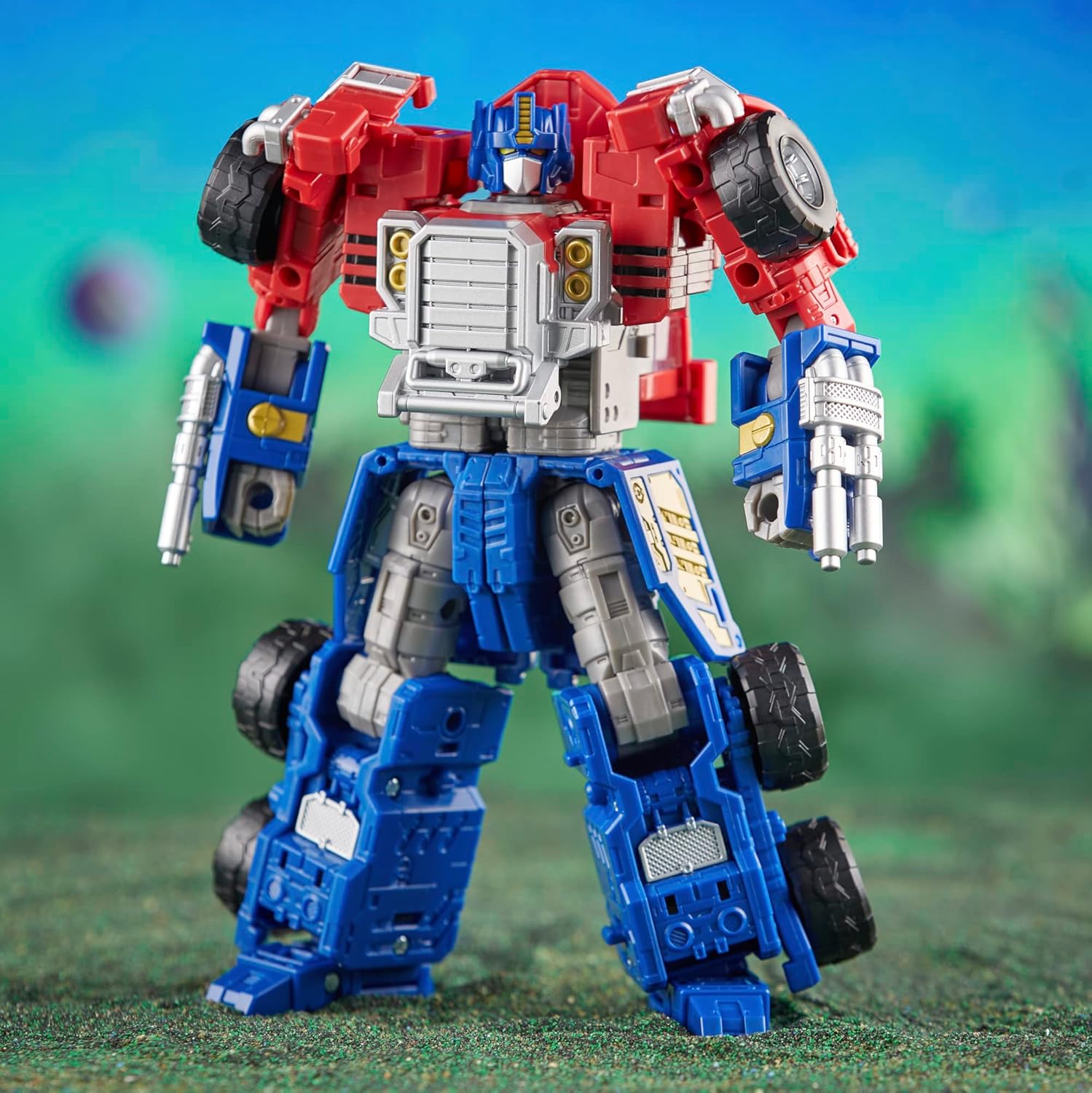Giocattolo Transformers Toys Legacy Evolution Commander Armada Universe Optimus Prime, 7,5 pollici, action figure per ragazzi e ragazze dagli 8 anni in su