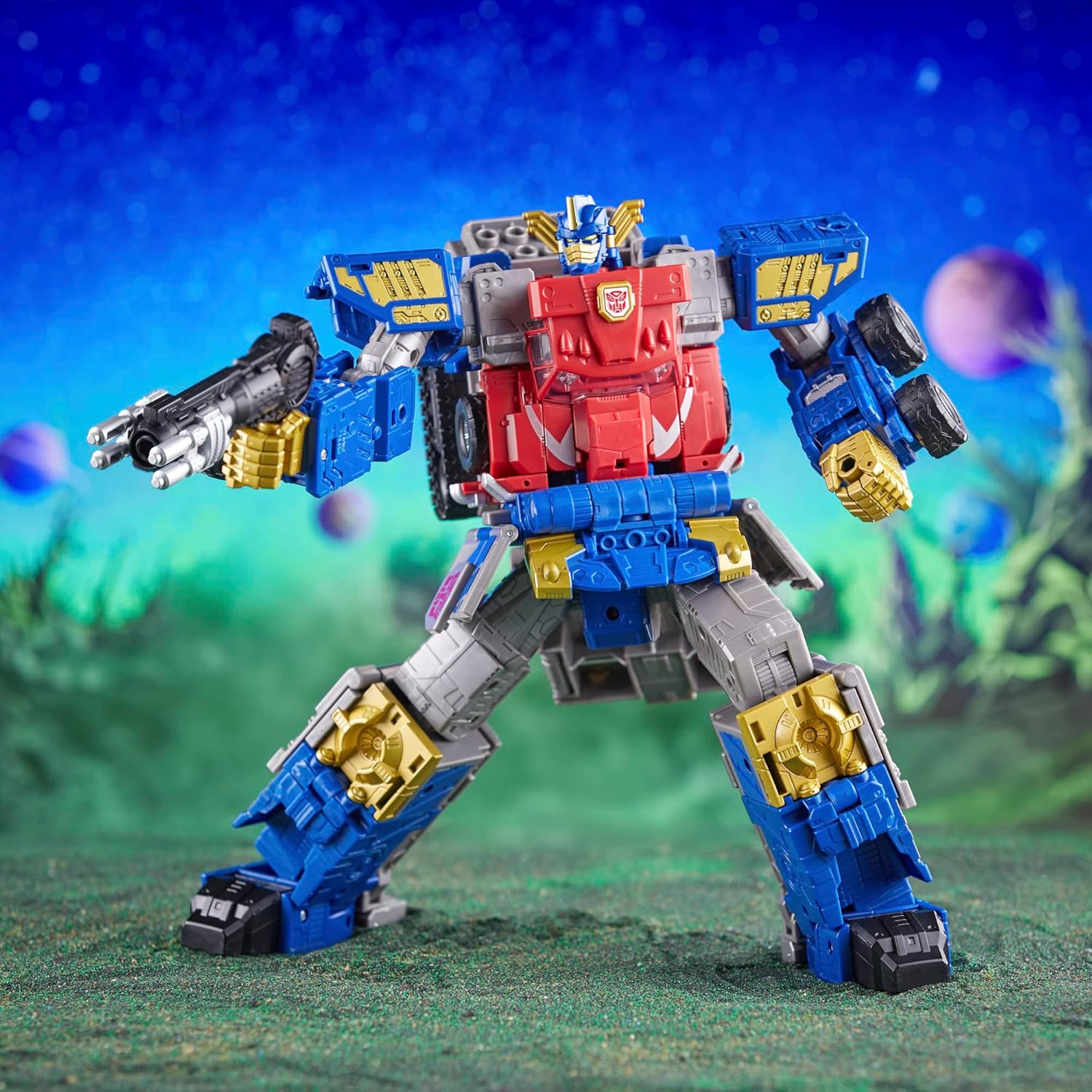 Giocattolo Transformers Toys Legacy Evolution Commander Armada Universe Optimus Prime, 7,5 pollici, action figure per ragazzi e ragazze dagli 8 anni in su