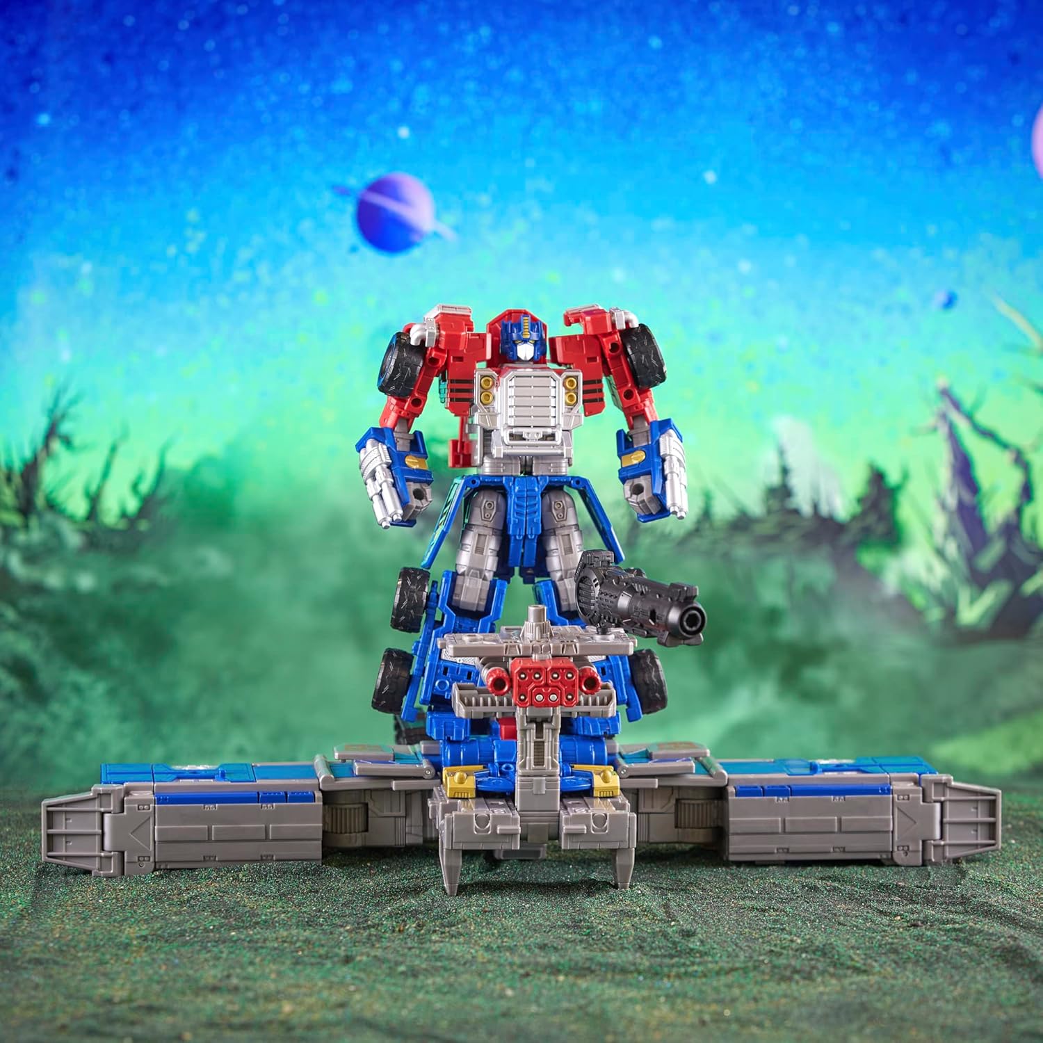 Giocattolo Transformers Toys Legacy Evolution Commander Armada Universe Optimus Prime, 7,5 pollici, action figure per ragazzi e ragazze dagli 8 anni in su