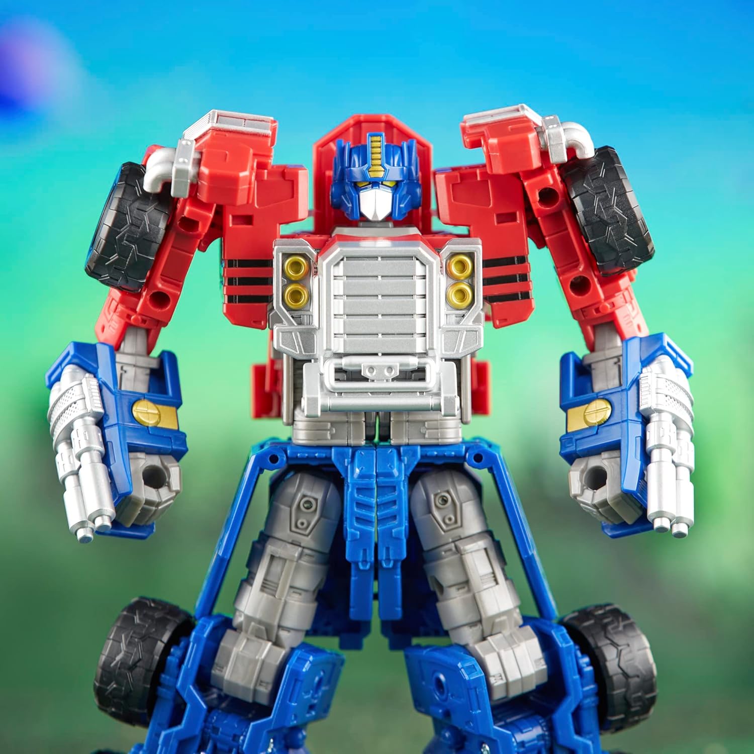 Giocattolo Transformers Toys Legacy Evolution Commander Armada Universe Optimus Prime, 7,5 pollici, action figure per ragazzi e ragazze dagli 8 anni in su
