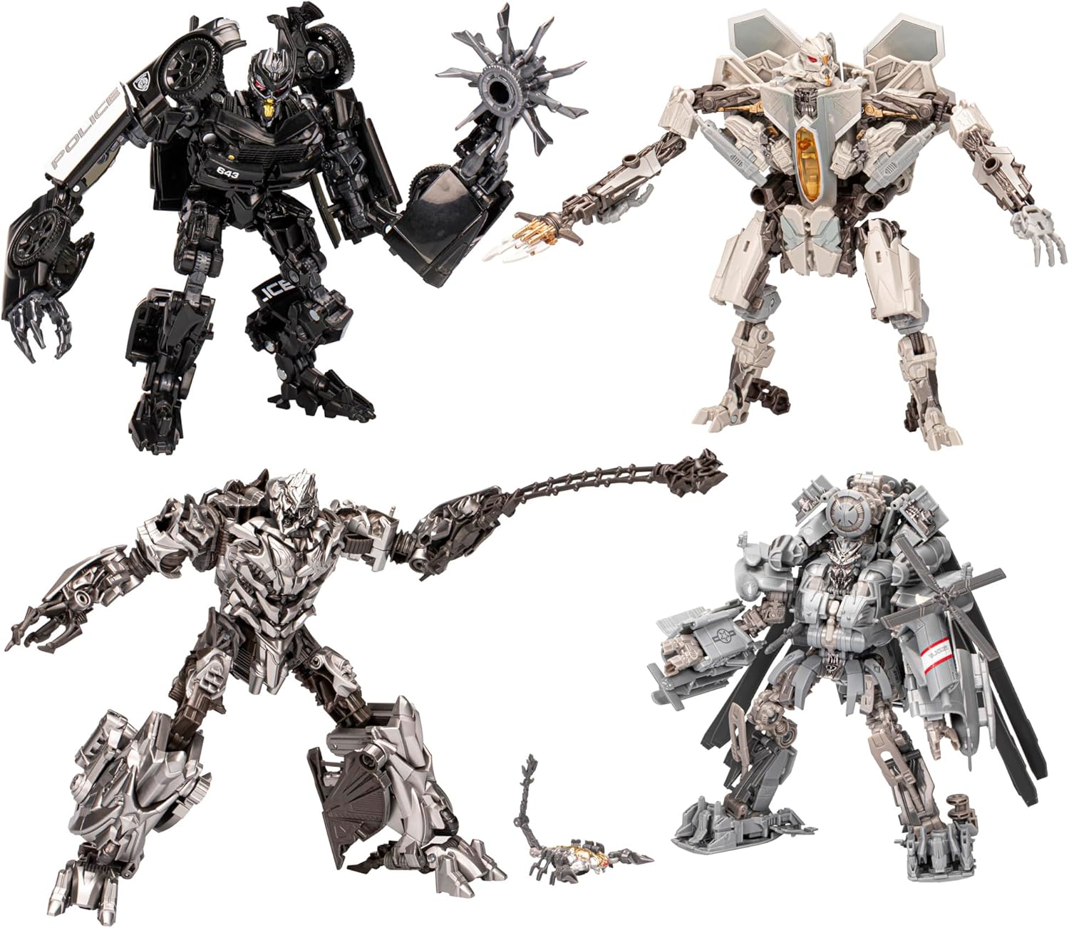 Transformers Toys Studio Series Movie 1 15th Anniversary Decepticon Multipack, with 4 Action Figures for Boys and Girls Ages 8 and Up (Amazon Exclusive) · v2