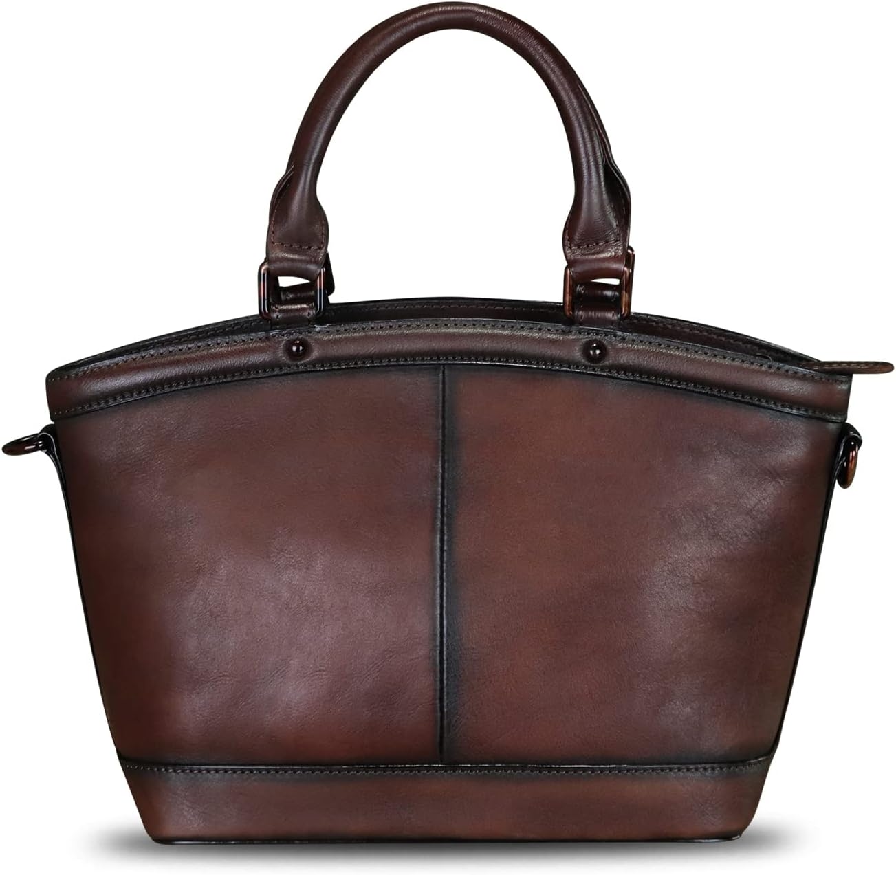 Genuine Leather Handbags for Women Satchel Top Handle Bags Handmade Vintage Crossbody Handbags Retro Tote Purse · v2