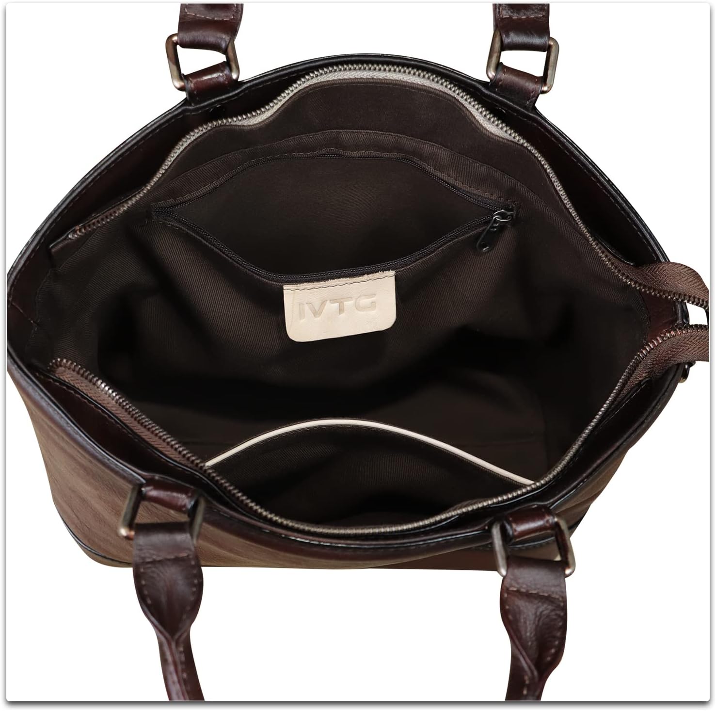 Genuine Leather Handbags for Women Satchel Top Handle Bags Handmade Vintage Crossbody Handbags Retro Tote Purse · v2