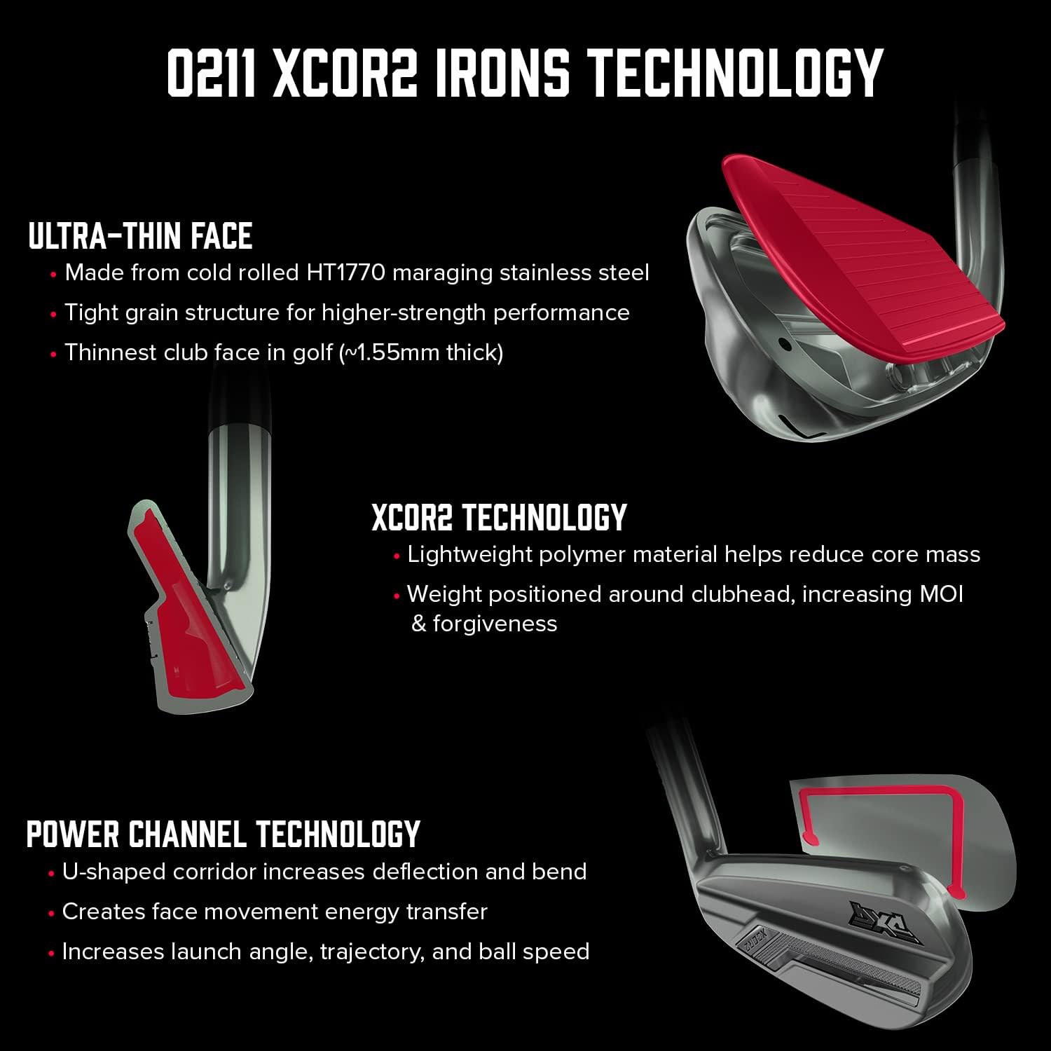 PXG Irons - Black Ops, GEN7, GEN6, GEN5, 0211, Right Handed Golf Iron Sets in Regular, Stiff, X-Stiff, Senior and Ladies Flex with Configurations for Men and Women Golfers · v2