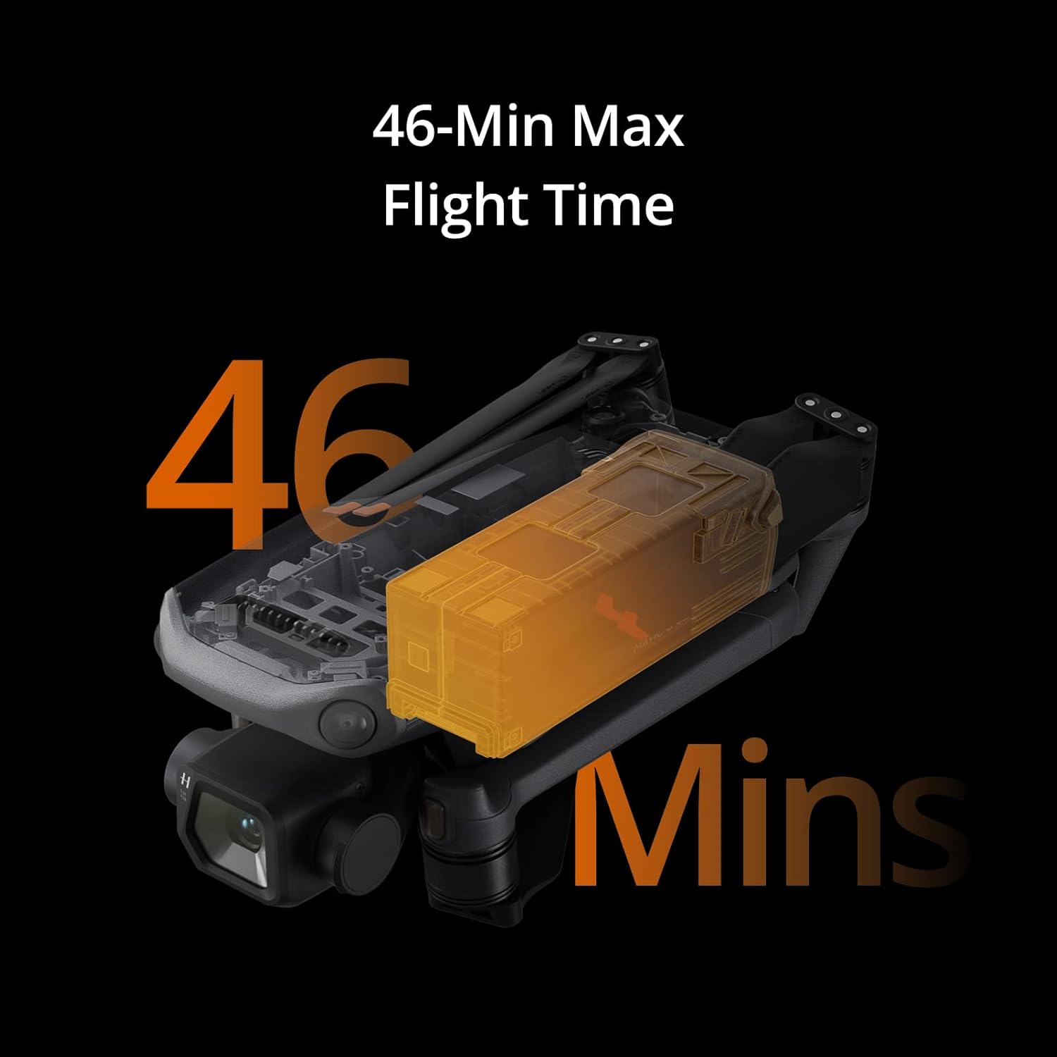 DJI Mavic 3 Classic (solo drone), drone con fotocamera Hasselblad CMOS 4/3, video HD 5.1K, tempo di volo 46 minuti, rilevamento omnidirezionale degli ostacoli, telecomando venduto separatamente, conforme all'ID remoto FAA