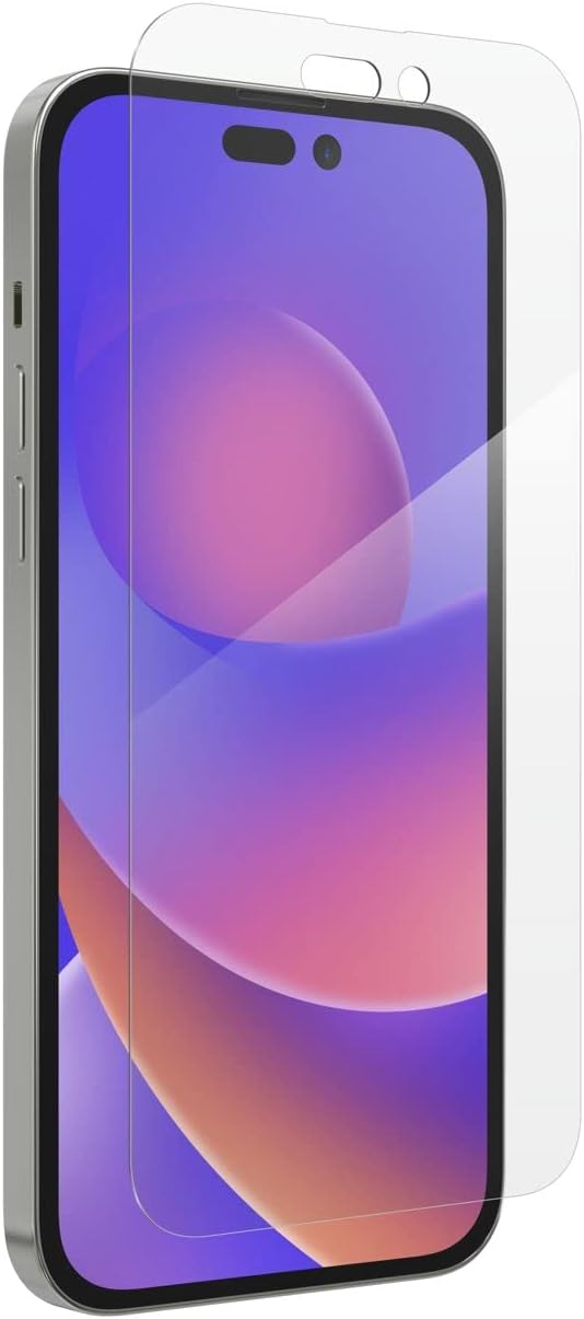 max Protection by ZAGG HD Screen Protection 2 Pack for Apple iPhone 14 Pro Max - Tempered Glass Screen Protector - Case Friendly