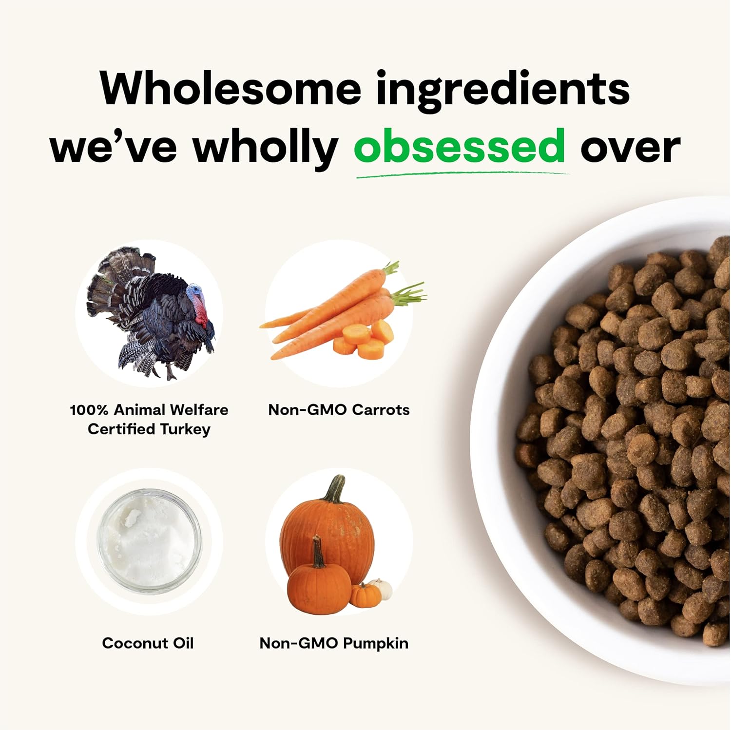 Nourriture sèche pour chiens Open Farm Homestead, sans céréales, sans céréales, recette de volaille 100 % certifiée sans cruauté avec des superaliments sans OGM et sans arômes ni conservateurs artificiels, 22 livres