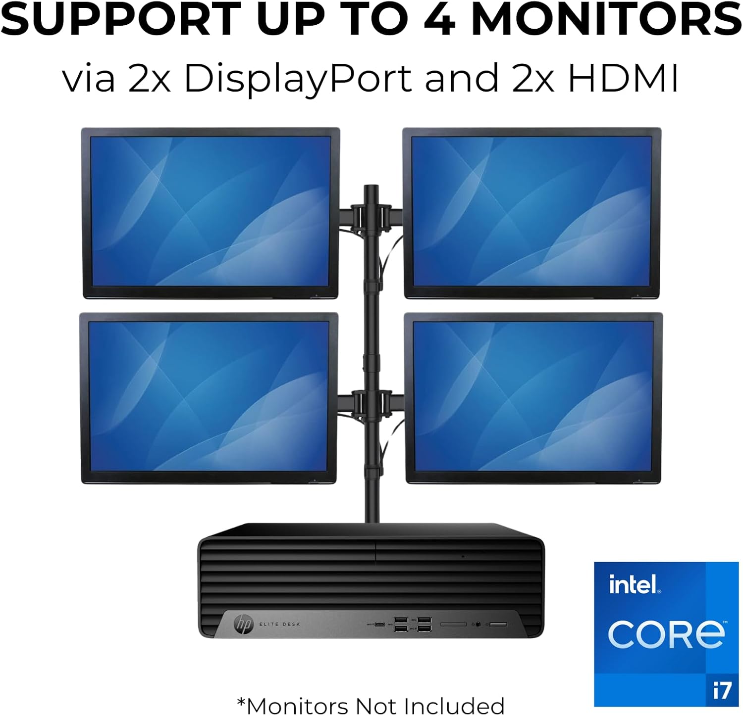 VCI HP Elite 800 G9 SFF, Intel i7-13700 (16 Cores, Beats Intel i9-12900), 16GB DDR5 RAM, 256GB SSD,Wi-Fi, Bluetooth, Wired KB  Mouse, Win 11 Pro 64-bit, Business Desktop Computer Small Form Factor · v3