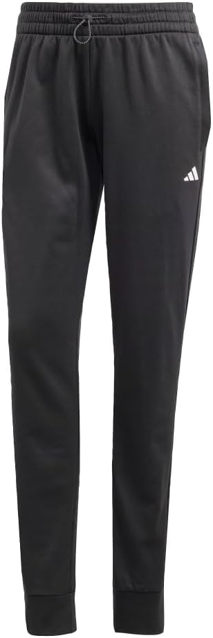 Adidas Damskie spodnie z polaru Aeroready Game and Go Regular Stożkowe