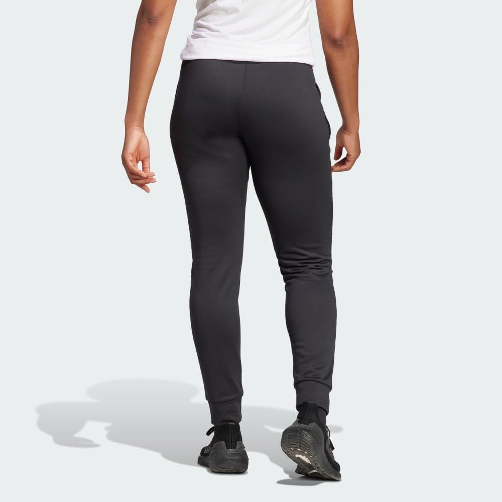 Adidas Damskie spodnie z polaru Aeroready Game and Go Regular Stożkowe