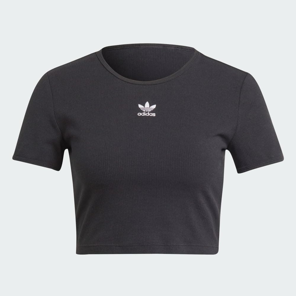 adidas Originals Womens Essentials Ribbed T-Shirt