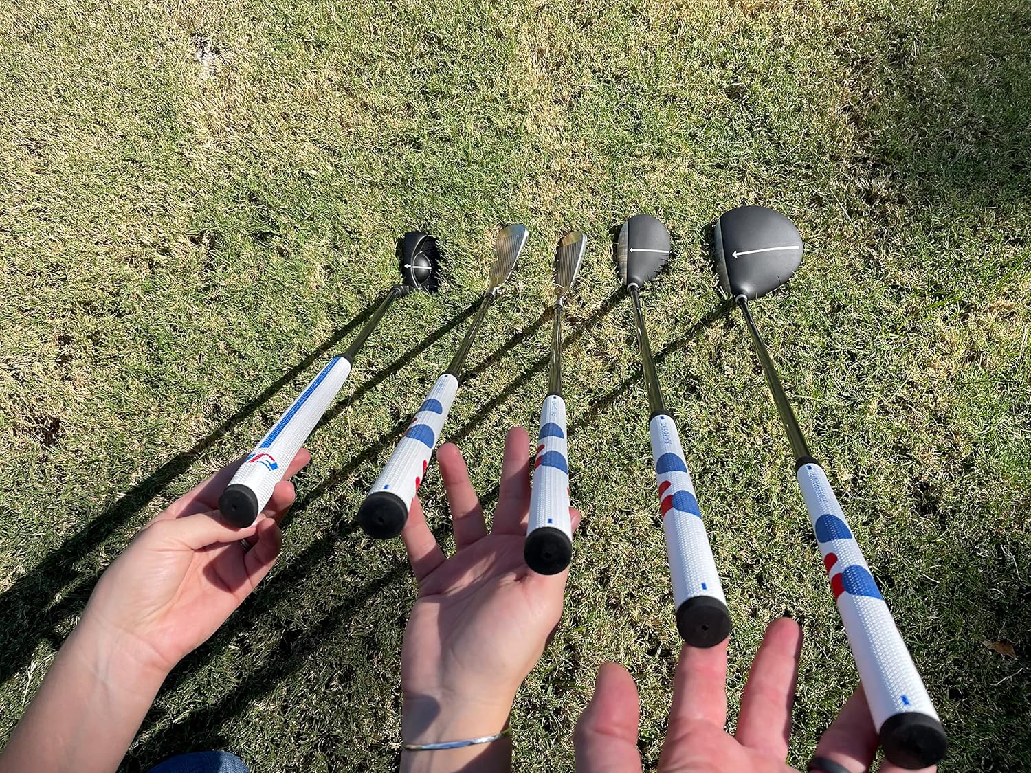 Fingerprints Junior Golf Club Set - Perfect for Junior Golfers - Left-Handed  Right-Handed Options - Complete Set in Multiple Sizes with Driver, Hybrid, 7i, PW, Putter amp; Stylish Stand Bag · v3