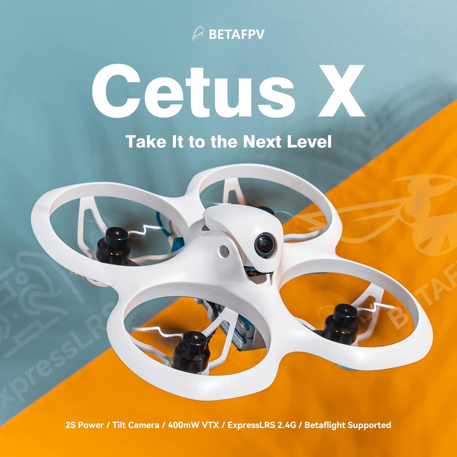 Kit FPV BETAFPV Betaflight ELRS V3 Cetus X con trasmettitore LiteRadio 3 telecamera C04 Occhiali VR03 con funzione di registrazione DVR, kit RTF avanzato con alimentazione 2S supportato per principianti FPV per volare più velocemente e più lontano