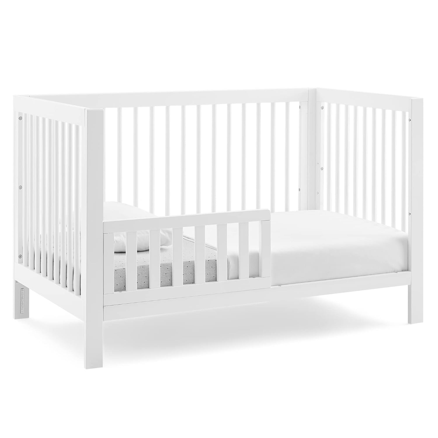 GAP BabyGap Charlie 6-in-1-ausziehbares Babybett, Greenguard Gold-zertifiziert, Bianca White