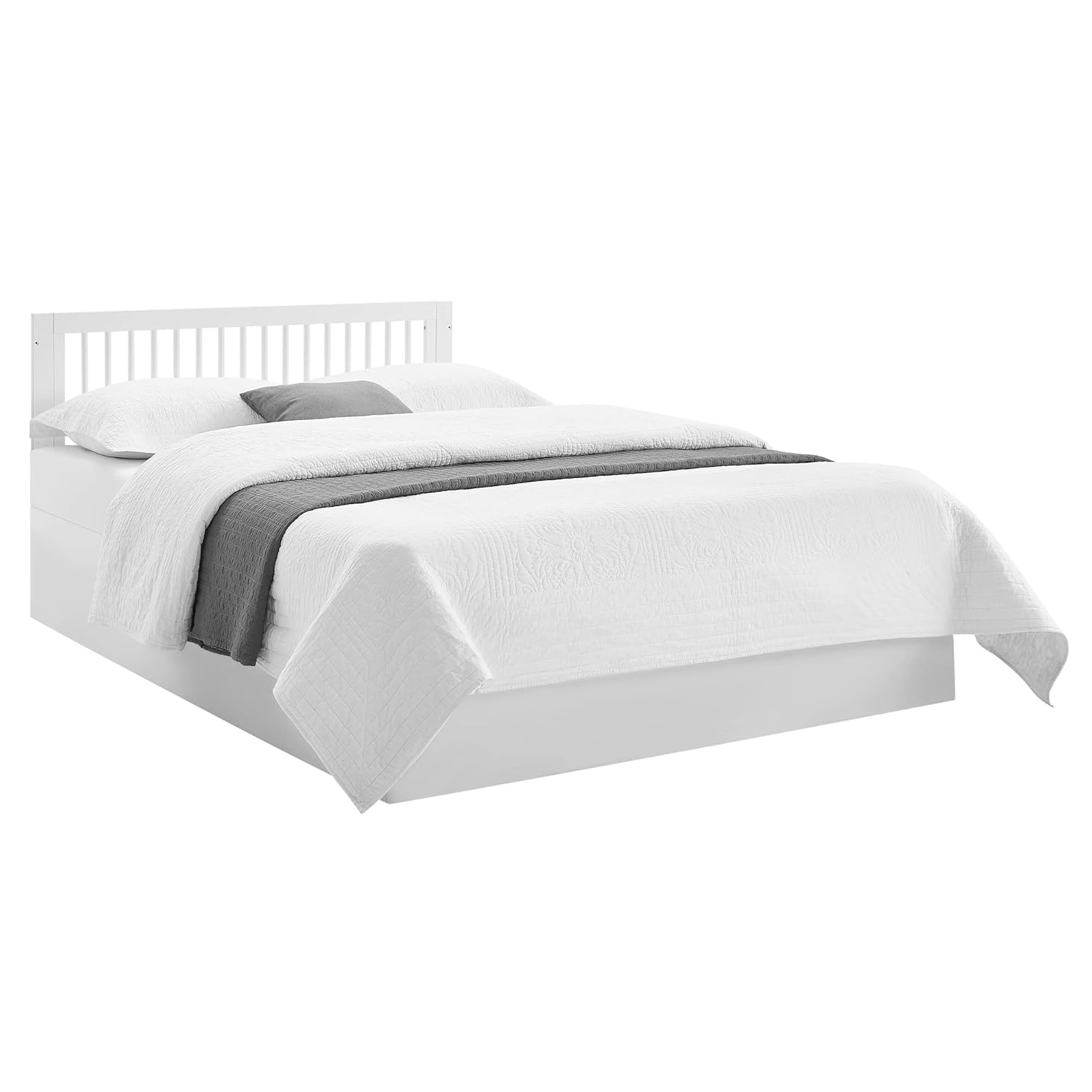 GAP BabyGap Charlie 6-in-1-ausziehbares Babybett, Greenguard Gold-zertifiziert, Bianca White