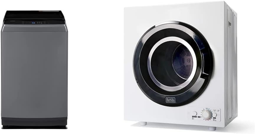 COMFEE Washing Machine and BLACK DECKER Compact Dryer Bundle