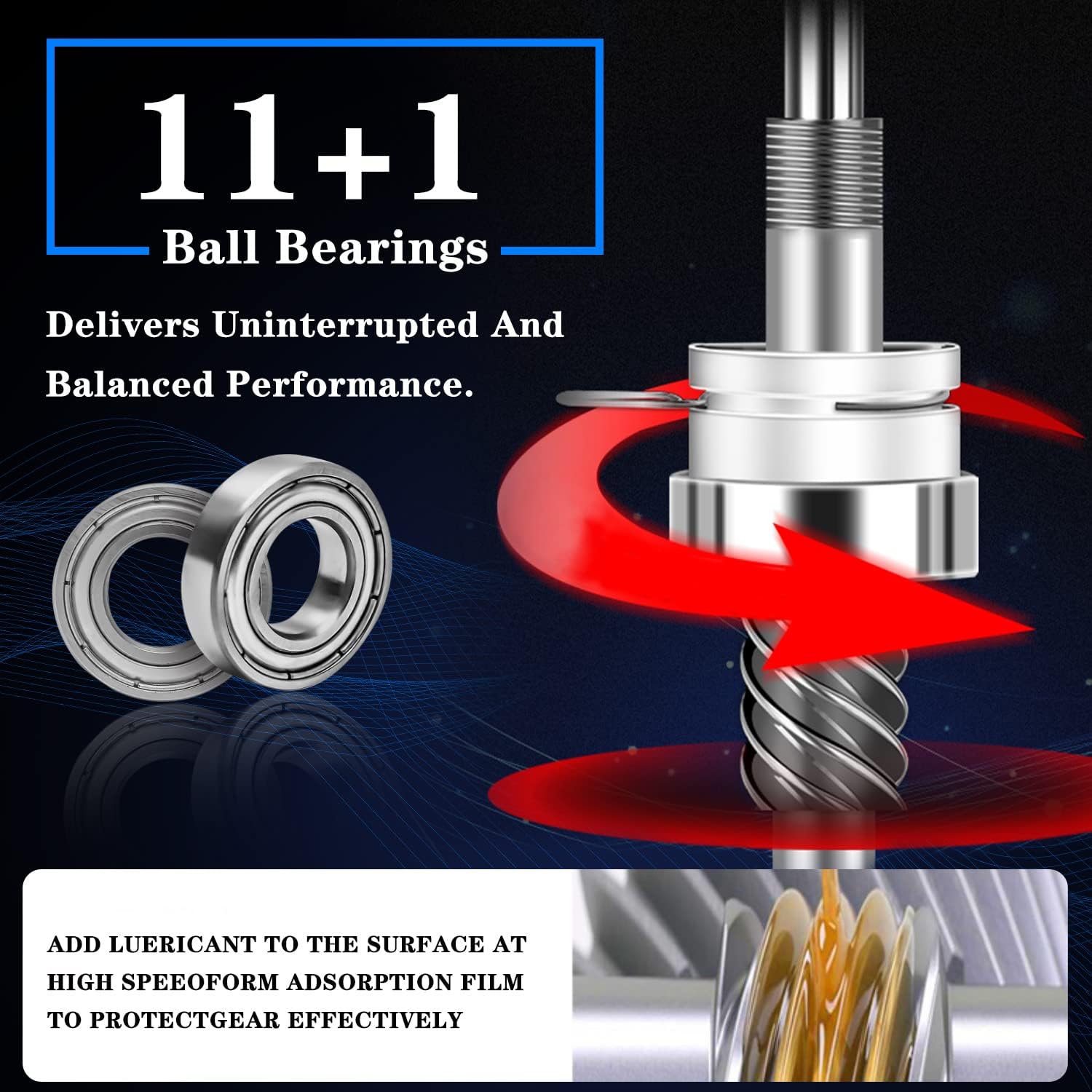 One Bass Fishing Rod and Reel Combo, IM7 Graphite 2 Pc Blank Baitcasting Combo, Spinning Rod with SuperPolymer Handle · v3