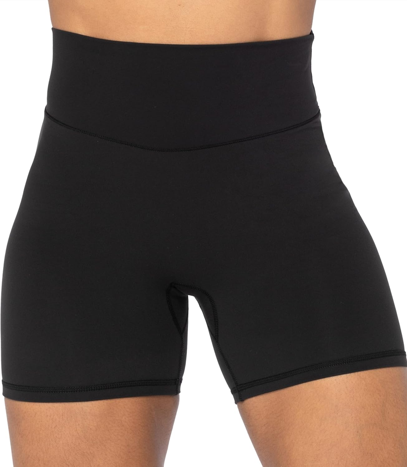 Sunzel Bikershorts ohne Vordernaht mit hoher Taille für Damen, Kniebeugenfeste Radhose für Yoga, Workout, Fitnessstudio